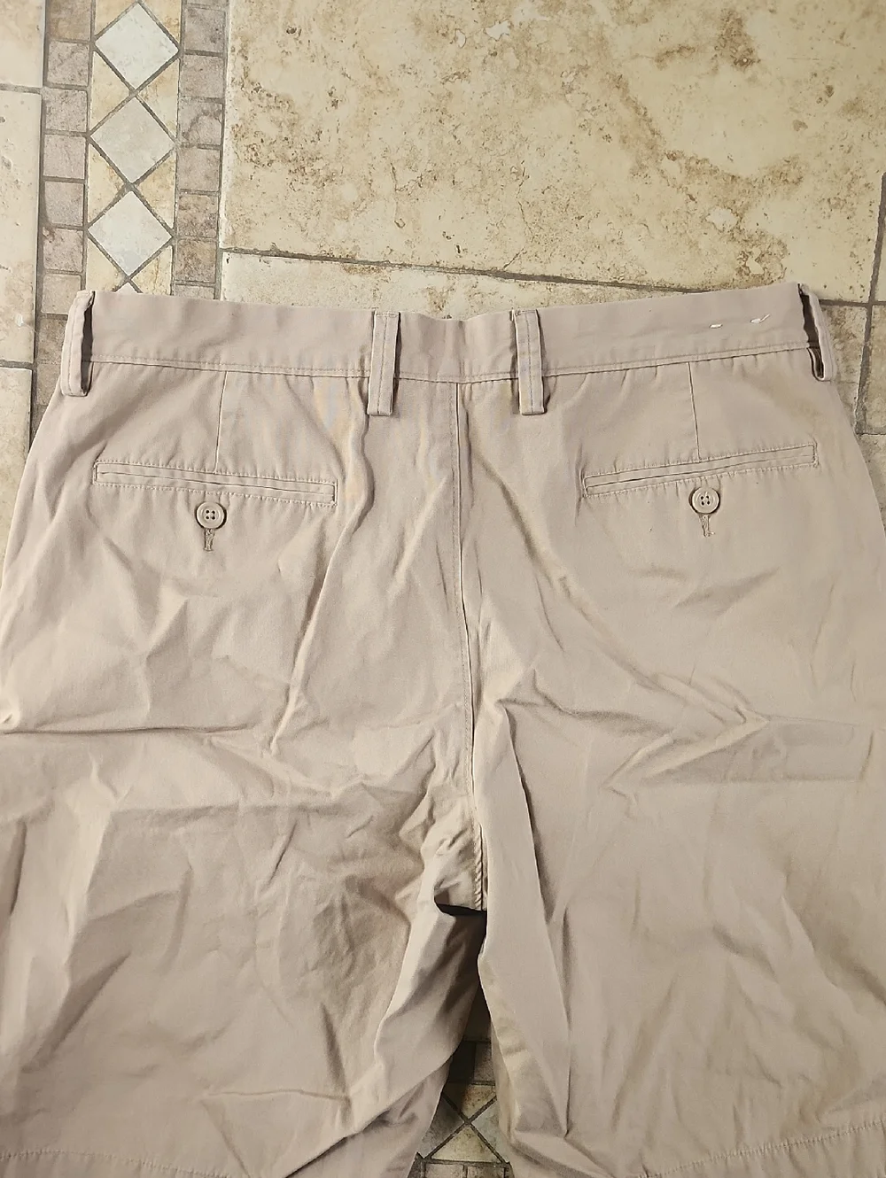 J. Crew Tan Flat-Front Cotton Shorts